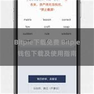 Bitpie下载免费 Bitpie钱包下载及使用指南