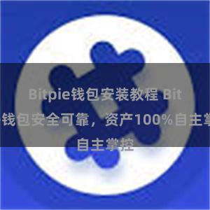 Bitpie钱包安装教程 Bitpie钱包安全可靠，资产100%自主掌控