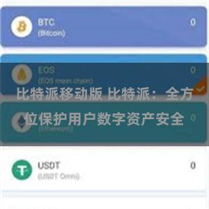比特派移动版 比特派：全方位保护用户数字资产安全