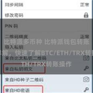 比特派多币种 比特派钱包转账教程详解，快速了解BTC/ETH/TRX转账操作