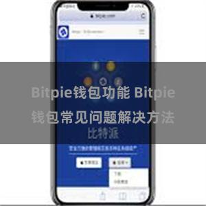 Bitpie钱包功能 Bitpie钱包常见问题解决方法