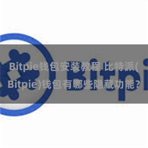 Bitpie钱包安装教程 比特派(Bitpie)钱包有哪些隐藏功能？