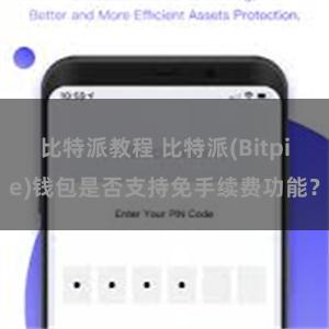 比特派教程 比特派(Bitpie)钱包是否支持免手续费功能？