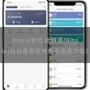 Bitpie支付 比特派(Bitpie)钱包是否支持免手续费功能？