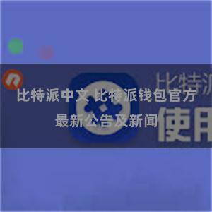 比特派中文 比特派钱包官方最新公告及新闻