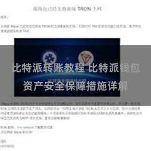 比特派转账教程 比特派钱包资产安全保障措施详解