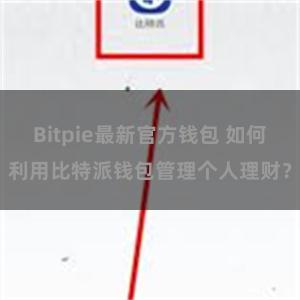 Bitpie最新官方钱包 如何利用比特派钱包管理个人理财？