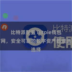 比特派配置 Bitpie钱包官网，安全可靠的数字资产管理选择