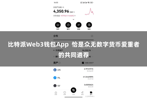 比特派Web3钱包App  恰是众无数字货币爱重者的共同遴荐