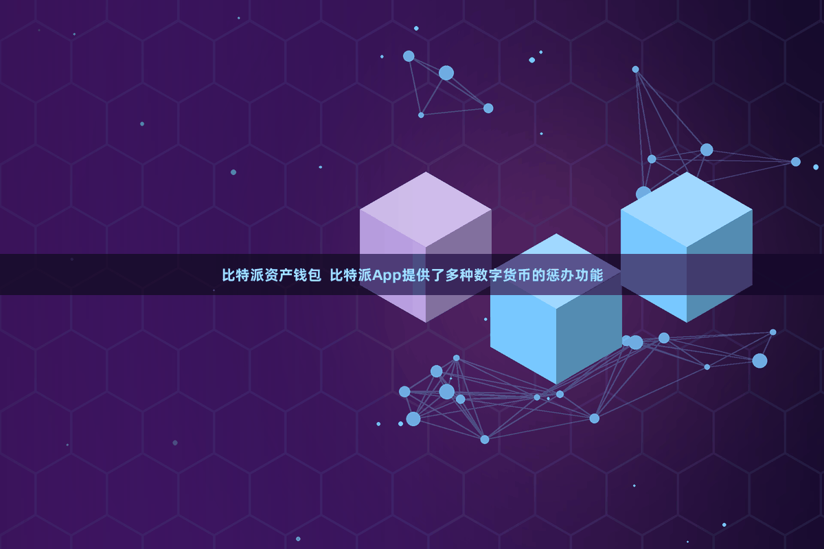 比特派资产钱包  比特派App提供了多种数字货币的惩办功能